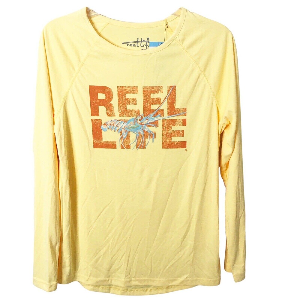 Reel Life NWT Women's Sun Ray Defender Series UPF 50+ Lightweight Shirt Large